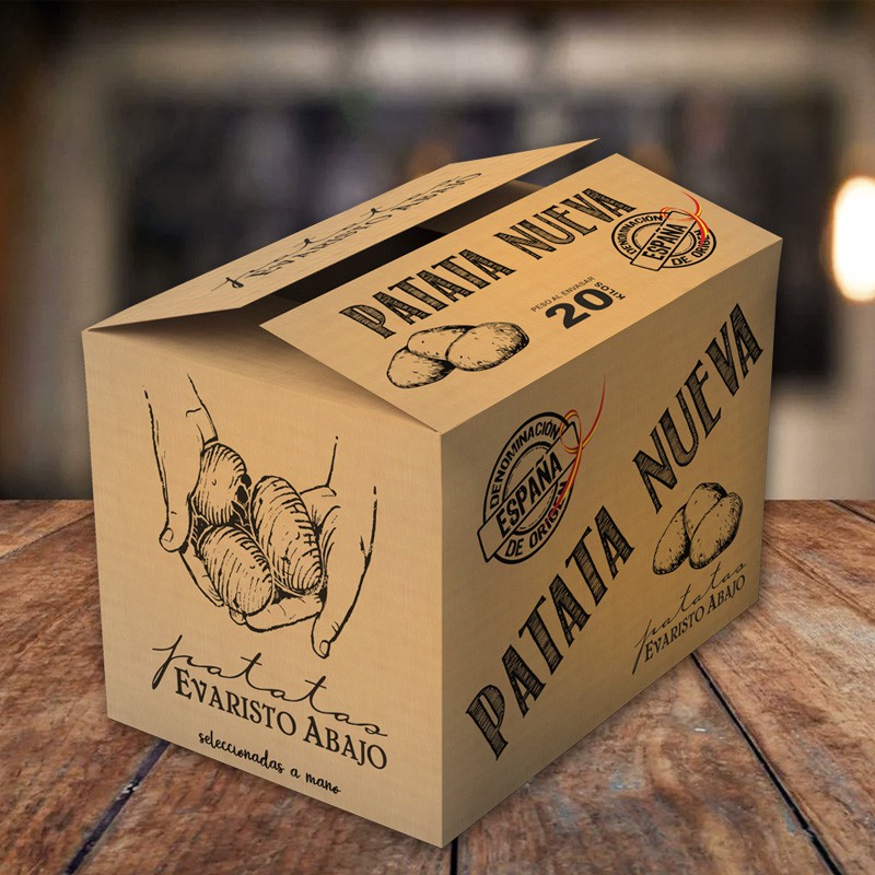 Caja patata nueva de España 20 kilos